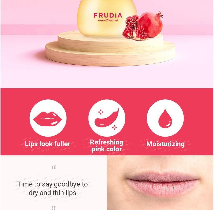 FRUDIA - Granaatappel Honing 3 In 1 Lippenbalsem