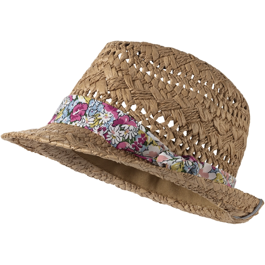 Sterntaler Strohhut Blumen beige