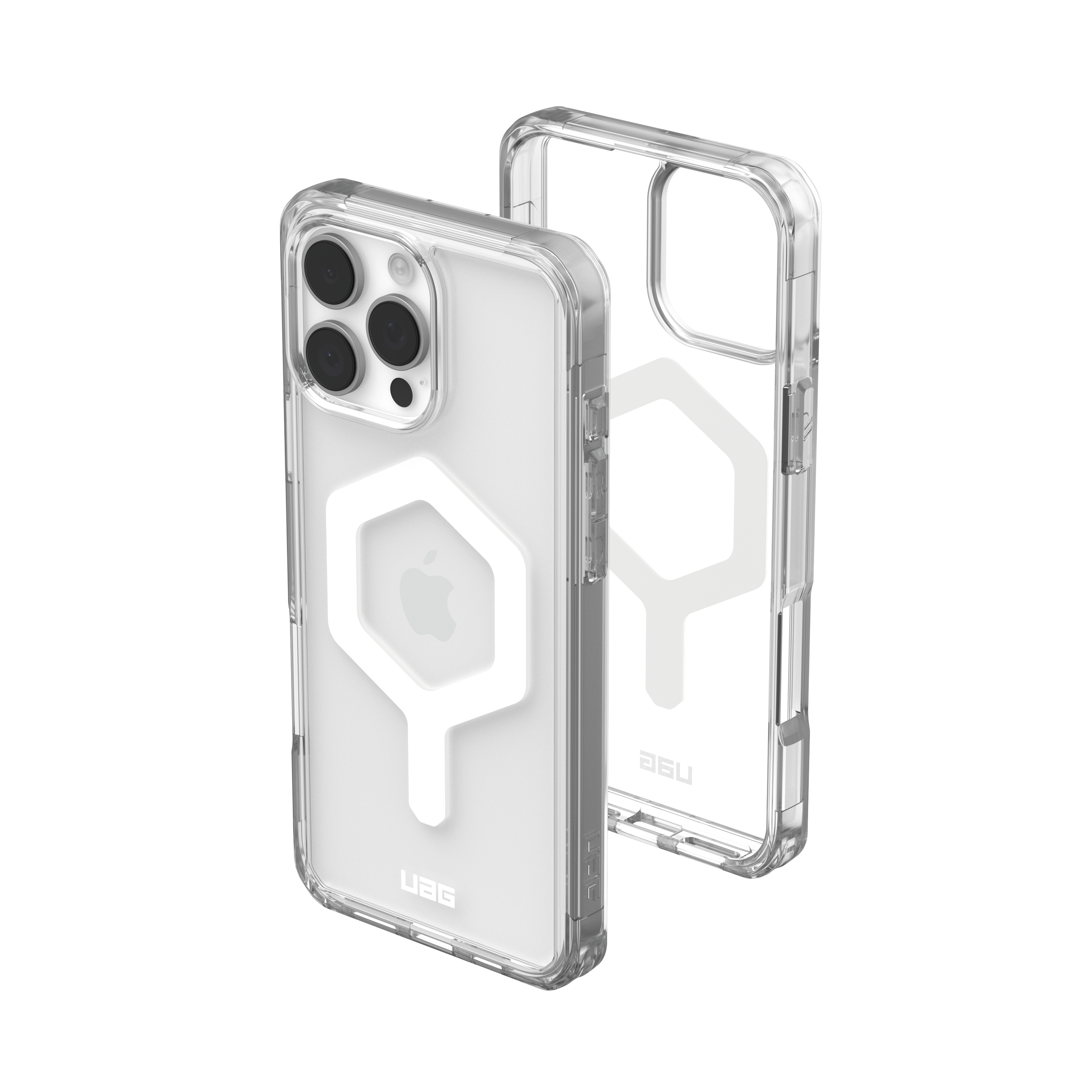 iPhone 16 Pro Max MagSafe Hybrid Schutzhülle Plyo (114481114341) - Transparent (Ice)