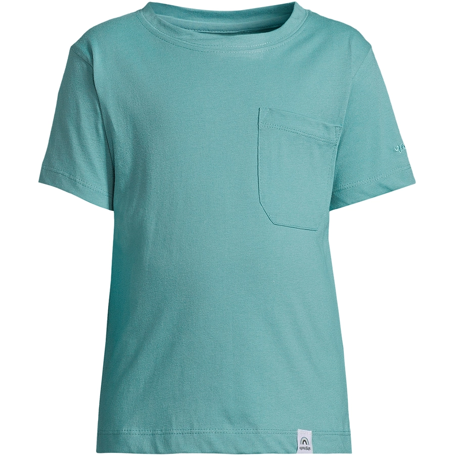 New Life T-Shirt TEE - CREW NECK PATCH POCKET türkis