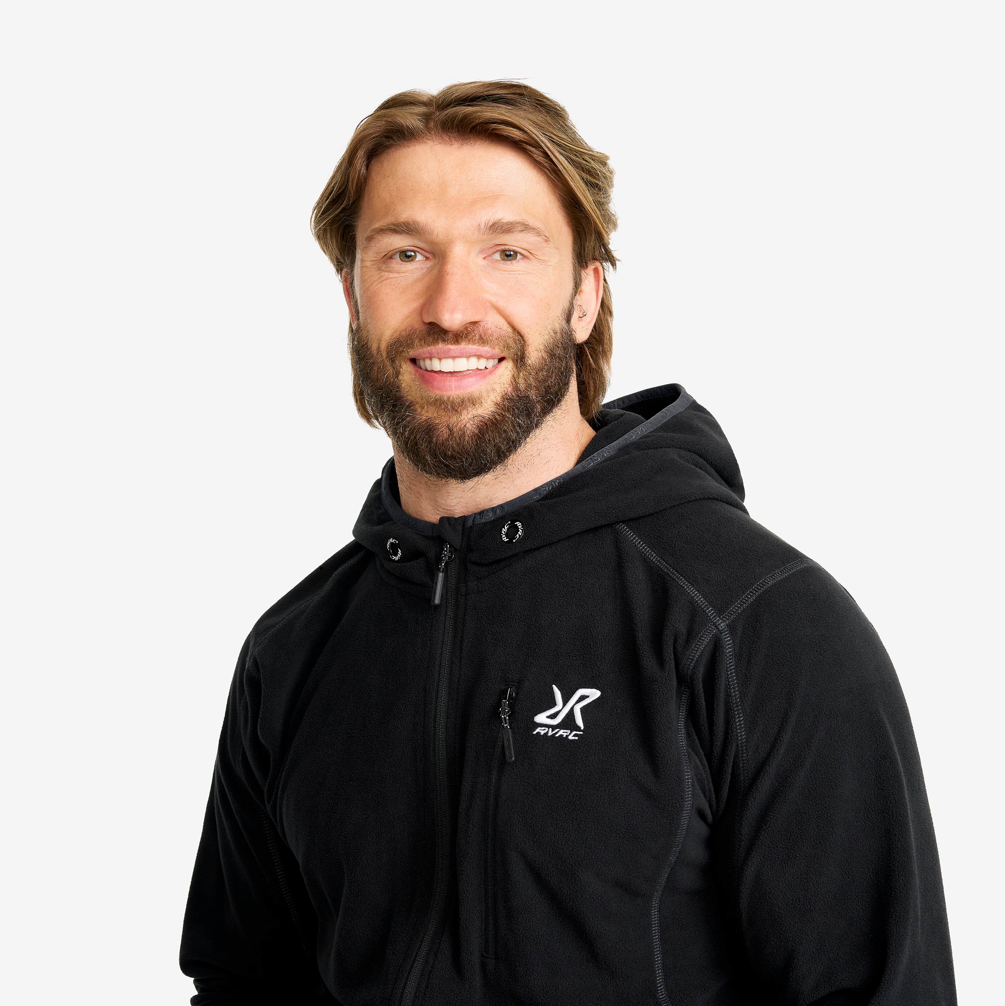 Trekker Hoodie Herre Black/Anthracite