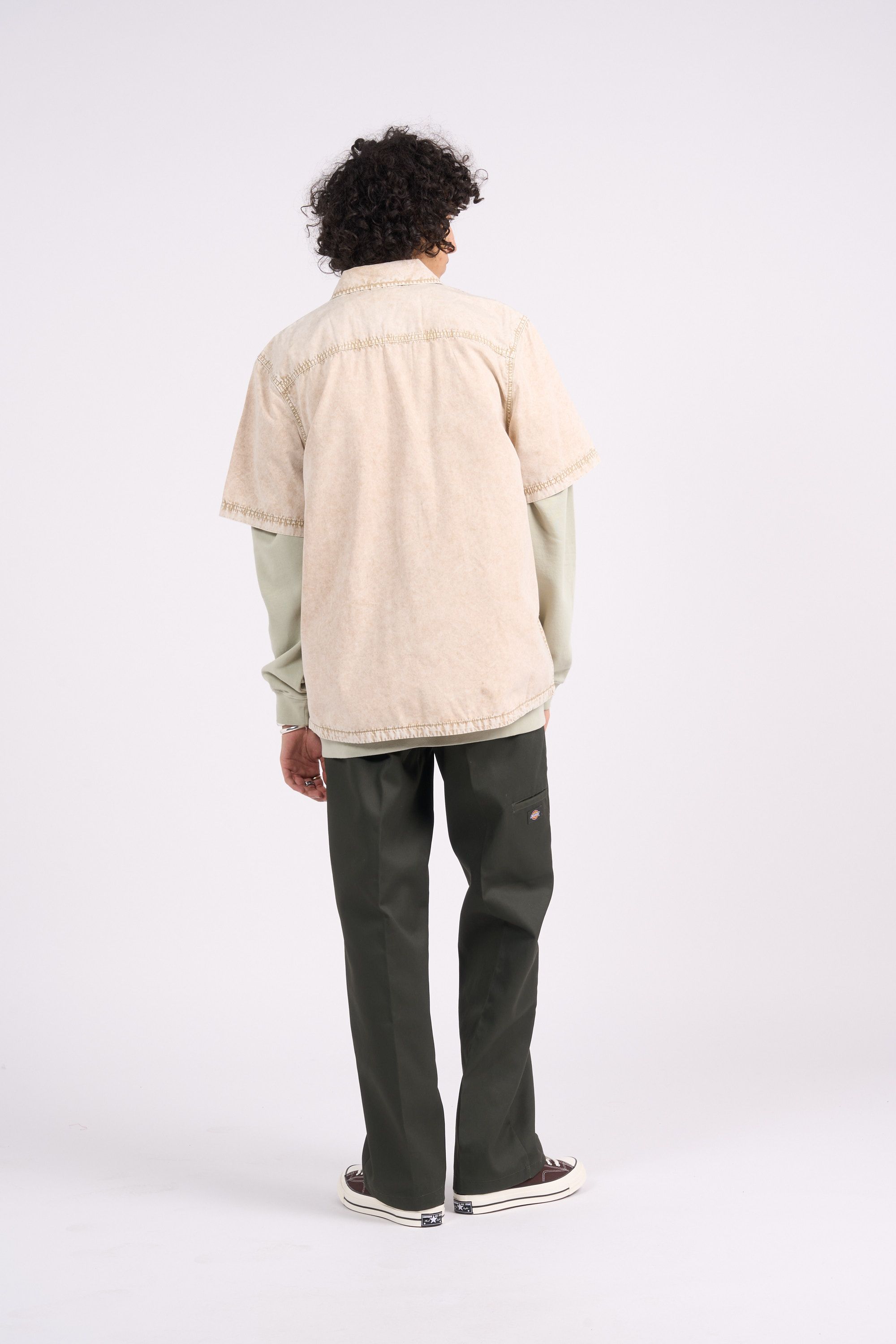 DICKIES Chemise NEWINGTON SHIRT Beige