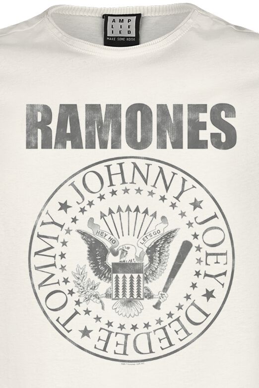 Amplified Collection - Vintage Shield | Ramones T-Shirt Manches courtes