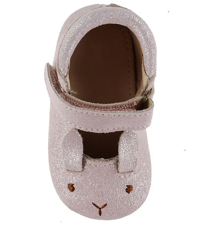 En Fant Hausschuhe - Suede Glitter - Sepia Rose