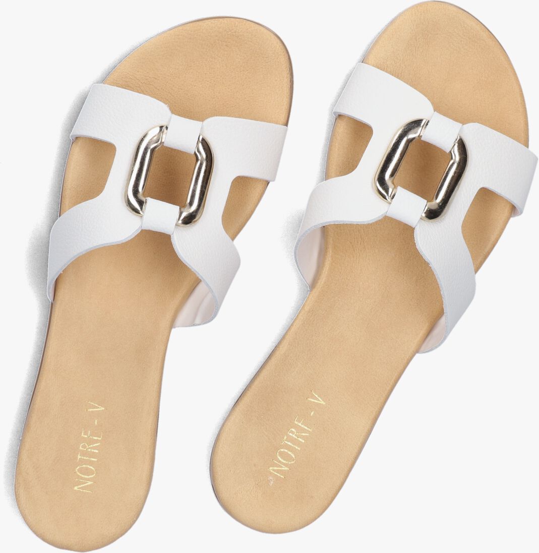 NOTRE-V witte notre-v slippers 612g