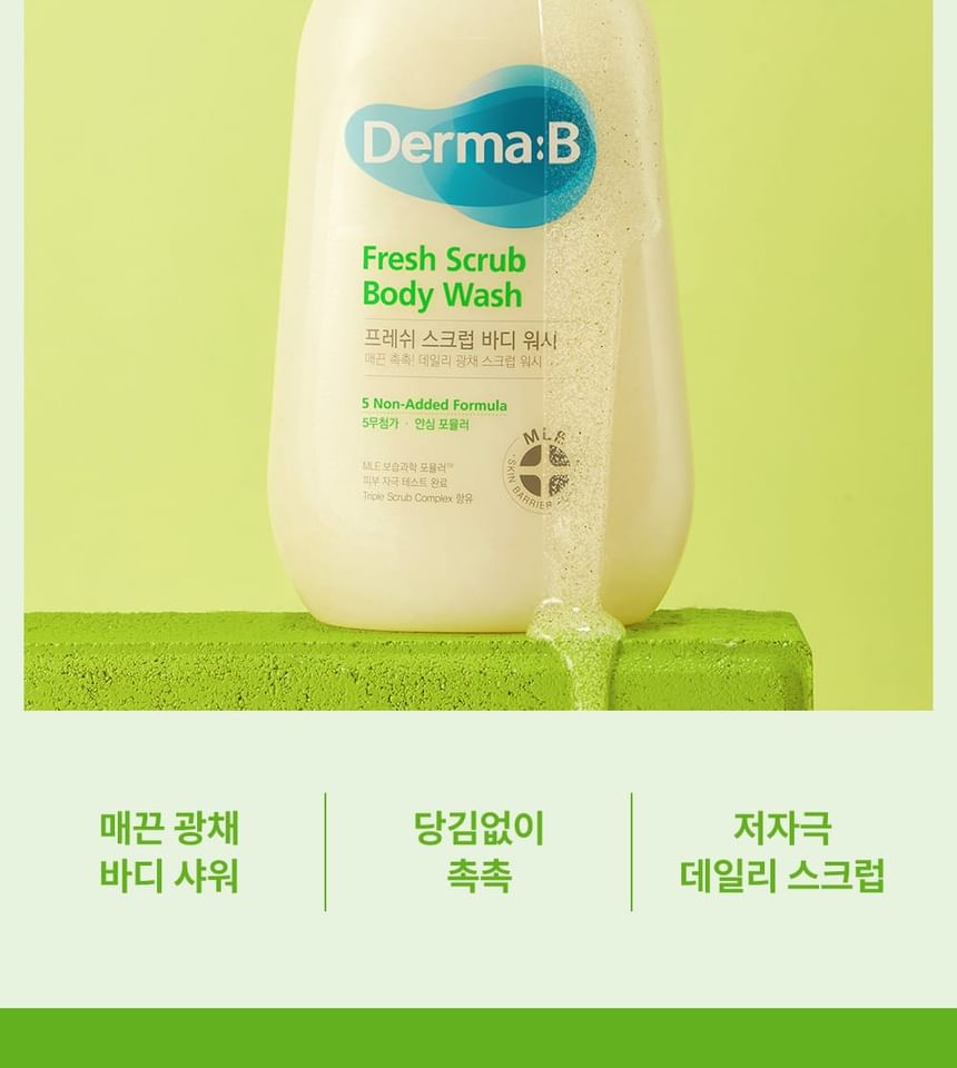 Derma: B - Fresh Scrub Body Wash