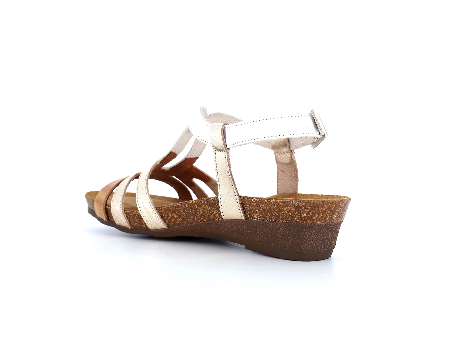 Xapatan-BULAD  1535 Cuir Multi Blanc