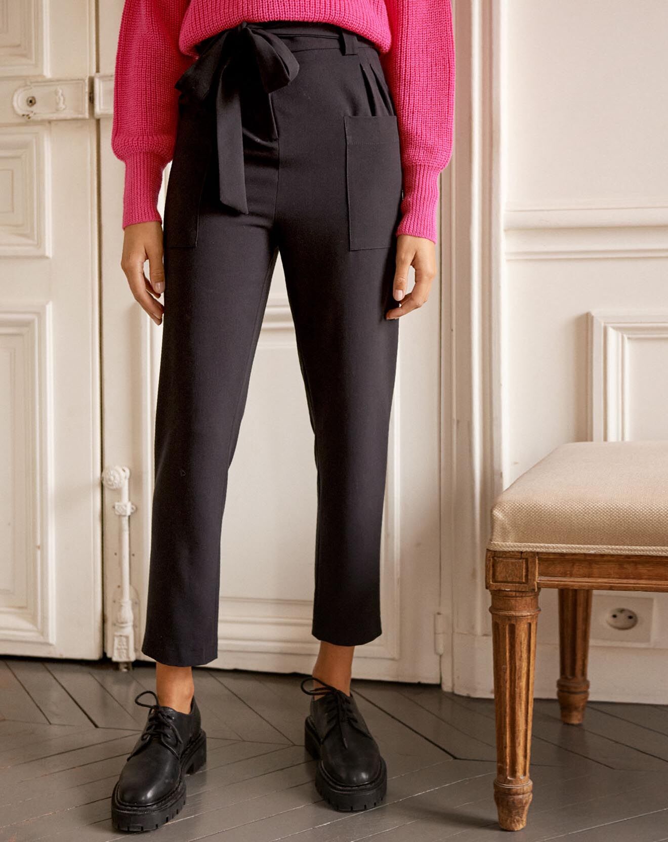 Belair Pantalon Pilou noir
