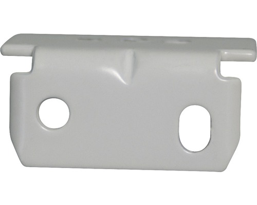 Wandbeugelbevestiging van aluminium, wit