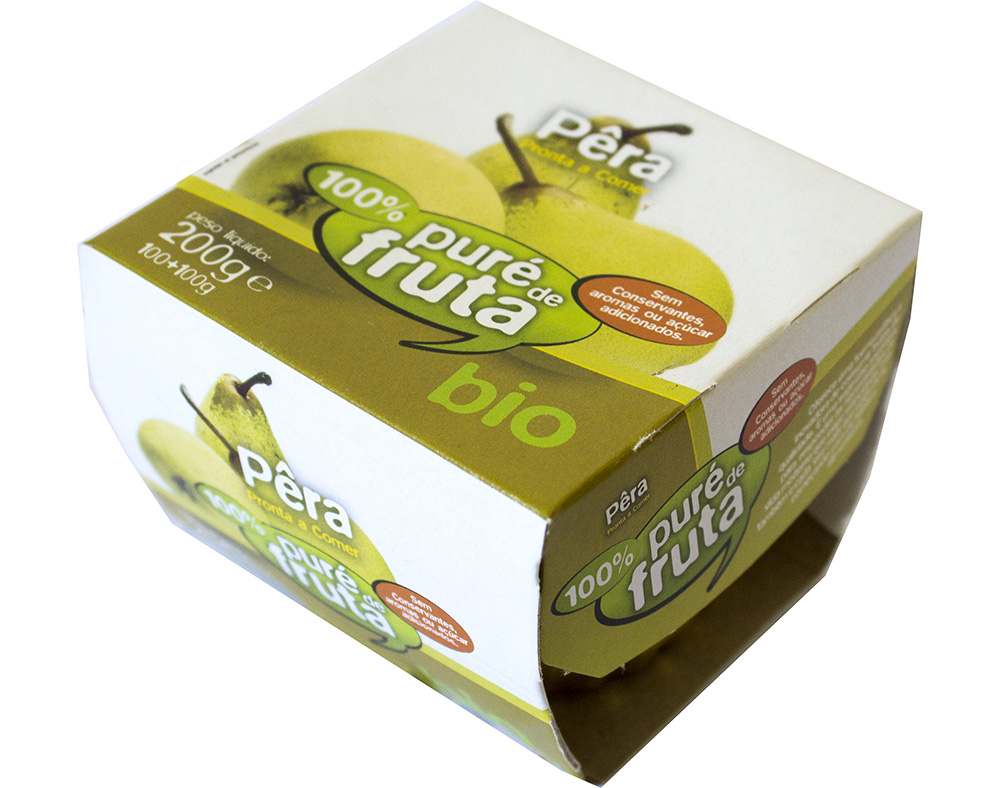 PURÉ SEARA DE PERA BIO SEM AÇÚCAR ADICIONADO 2X100G