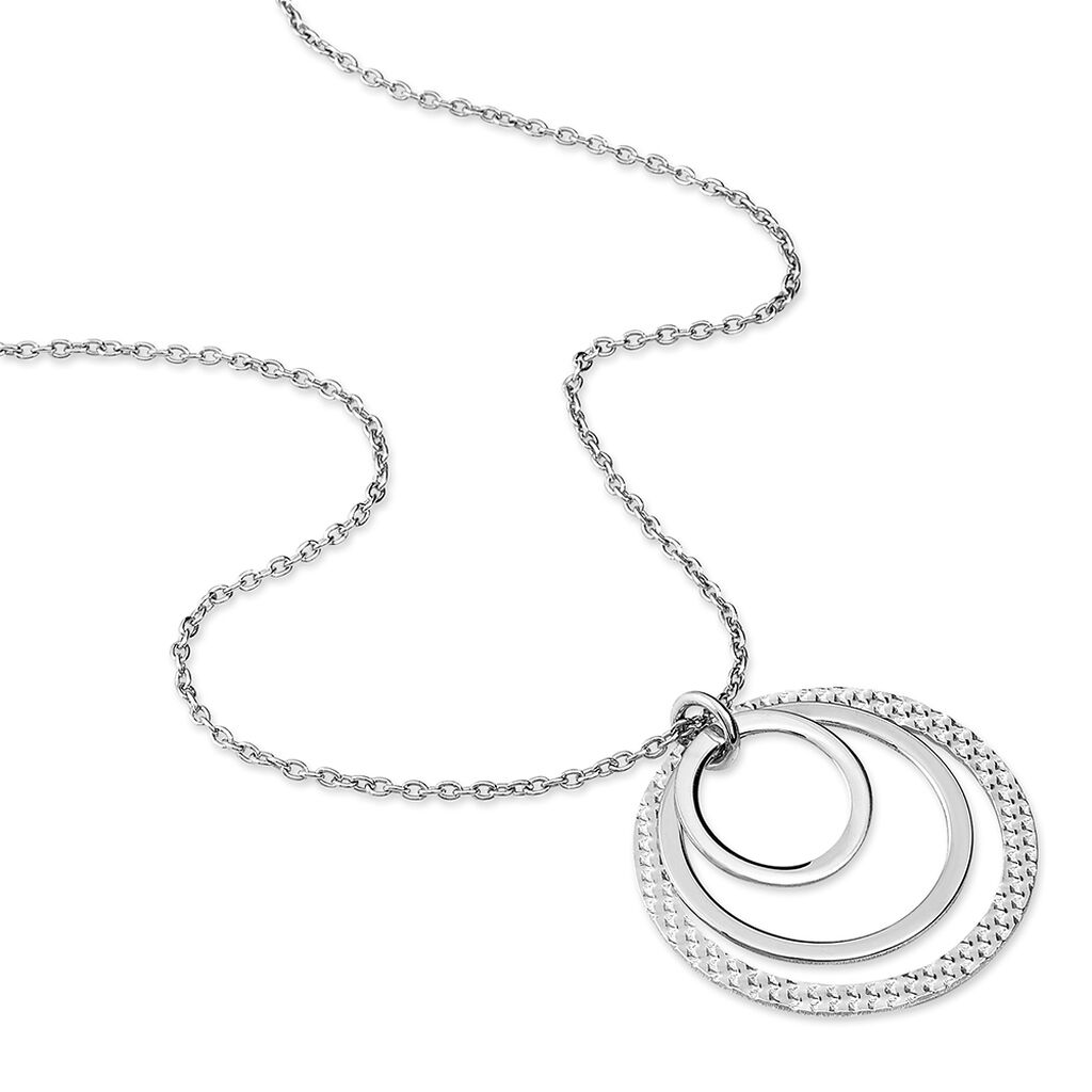 Collier Lilia Argent Blanc