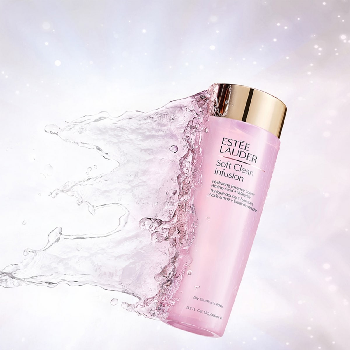 ESTEE LAUDER Soft Clean Infusion Tonique Douceur Hydratant Acide Aminé + Extrait de Nénuphar