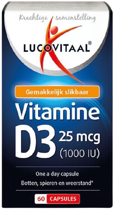 Lucovitaal Vitamine D3 25 mcg 60 capsules