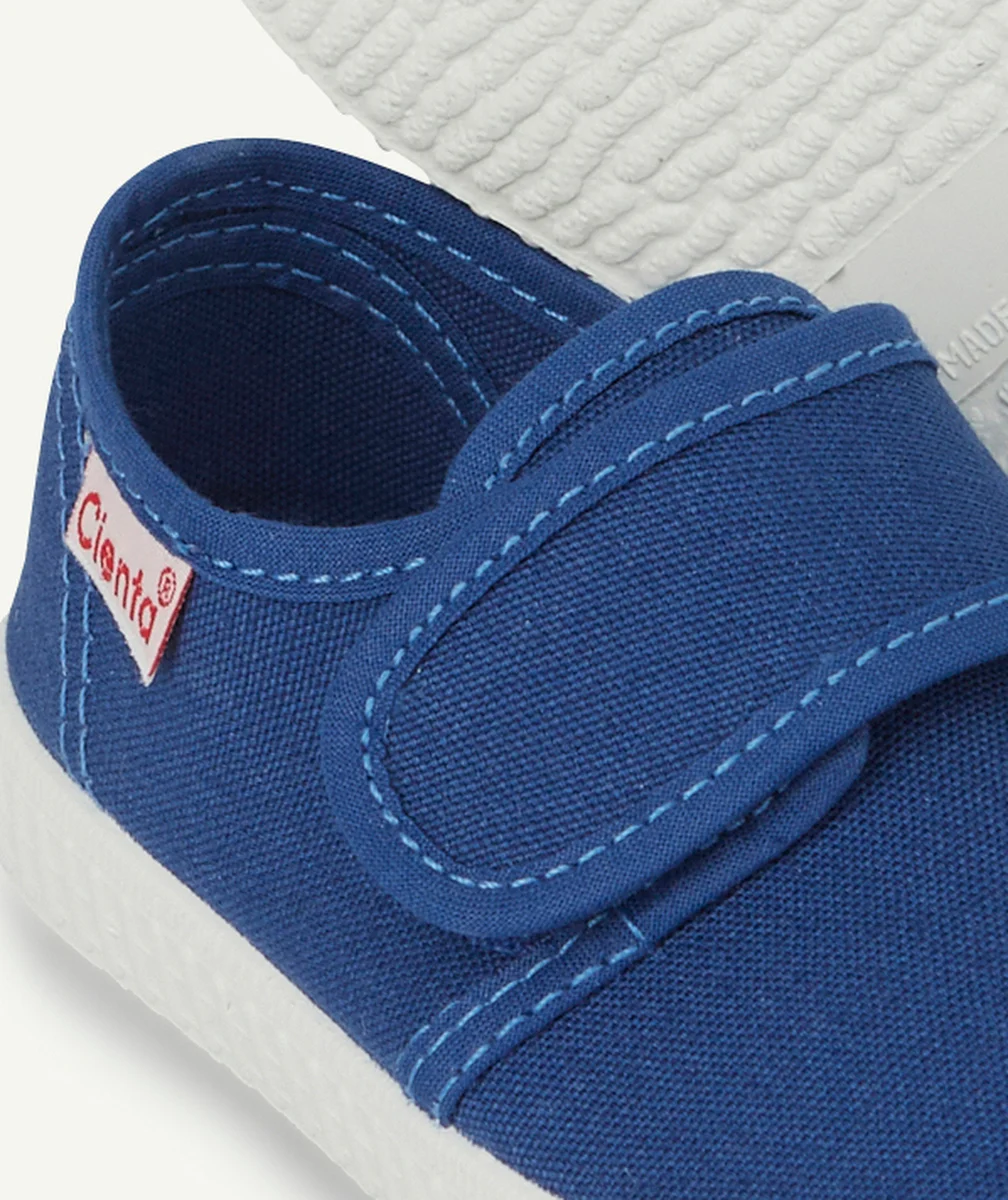 CIENTABASKETS EN TOILE GARÇON BLEUES À SCRATCH