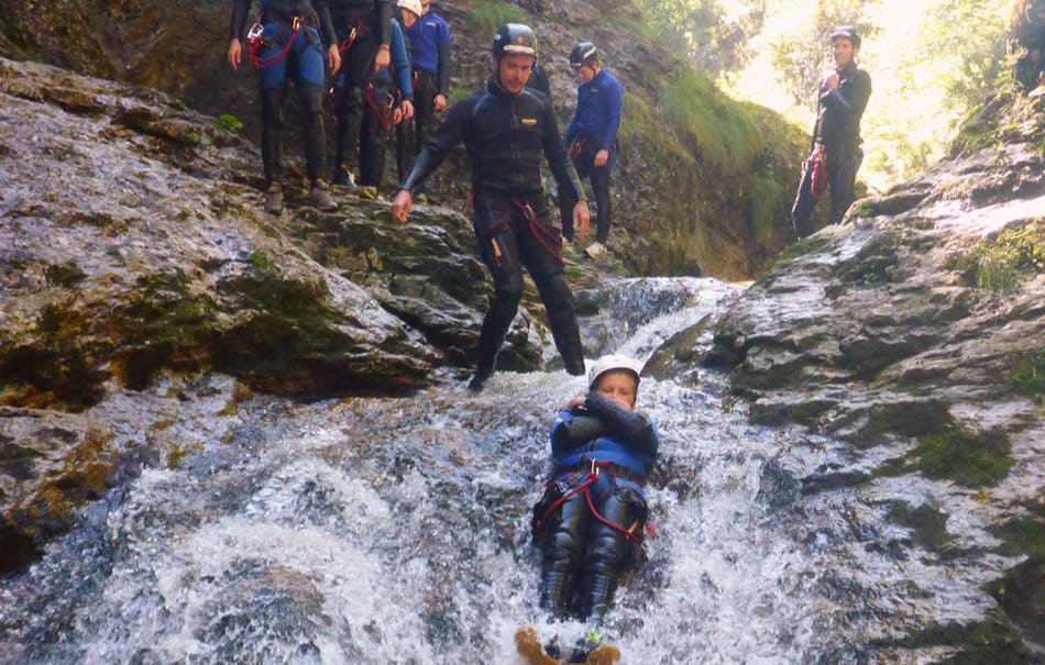 Canyoning für Kinder St. Sebastian
