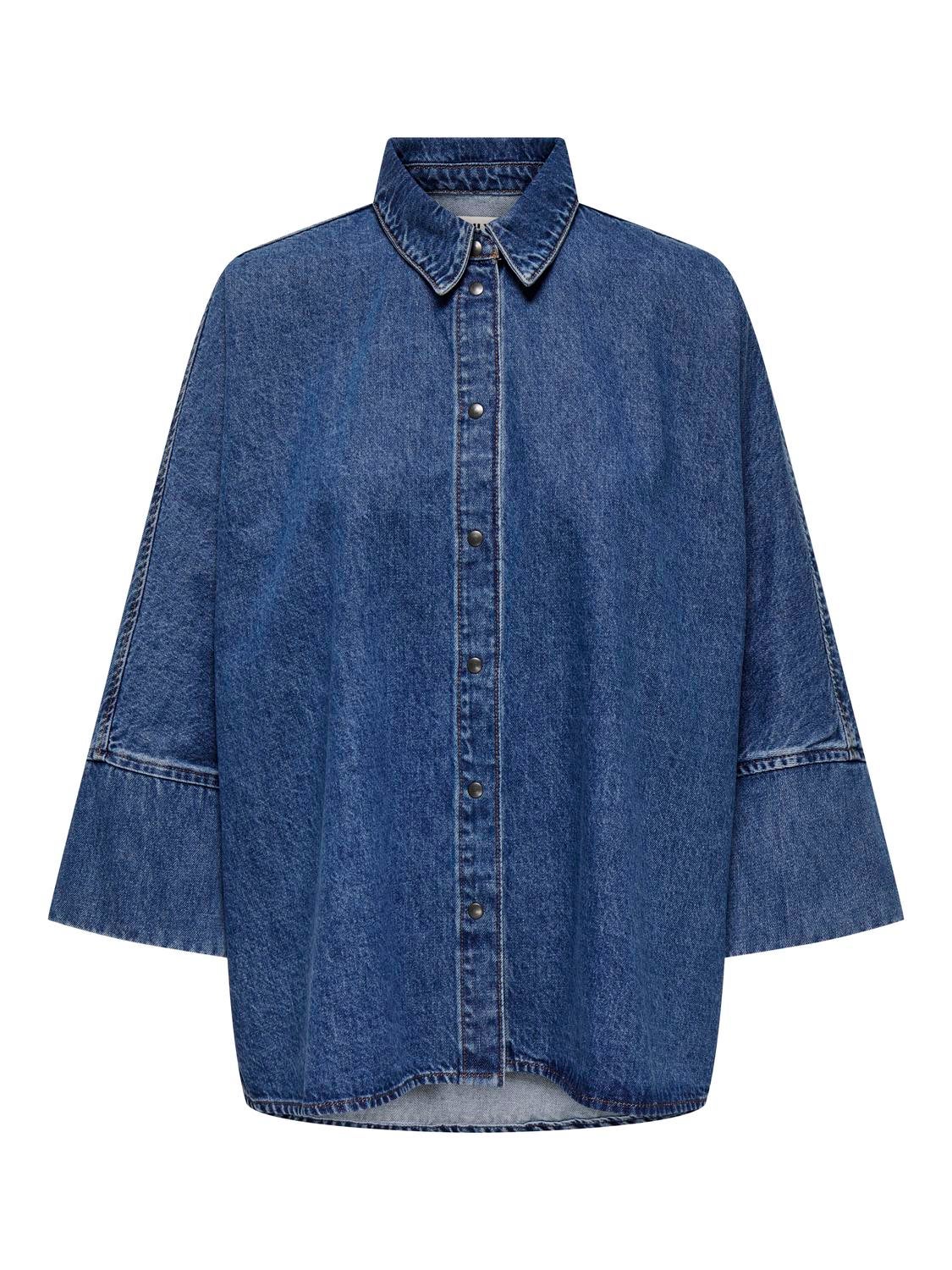 ONLGRACE Jeanshemd Medium Blue Denim