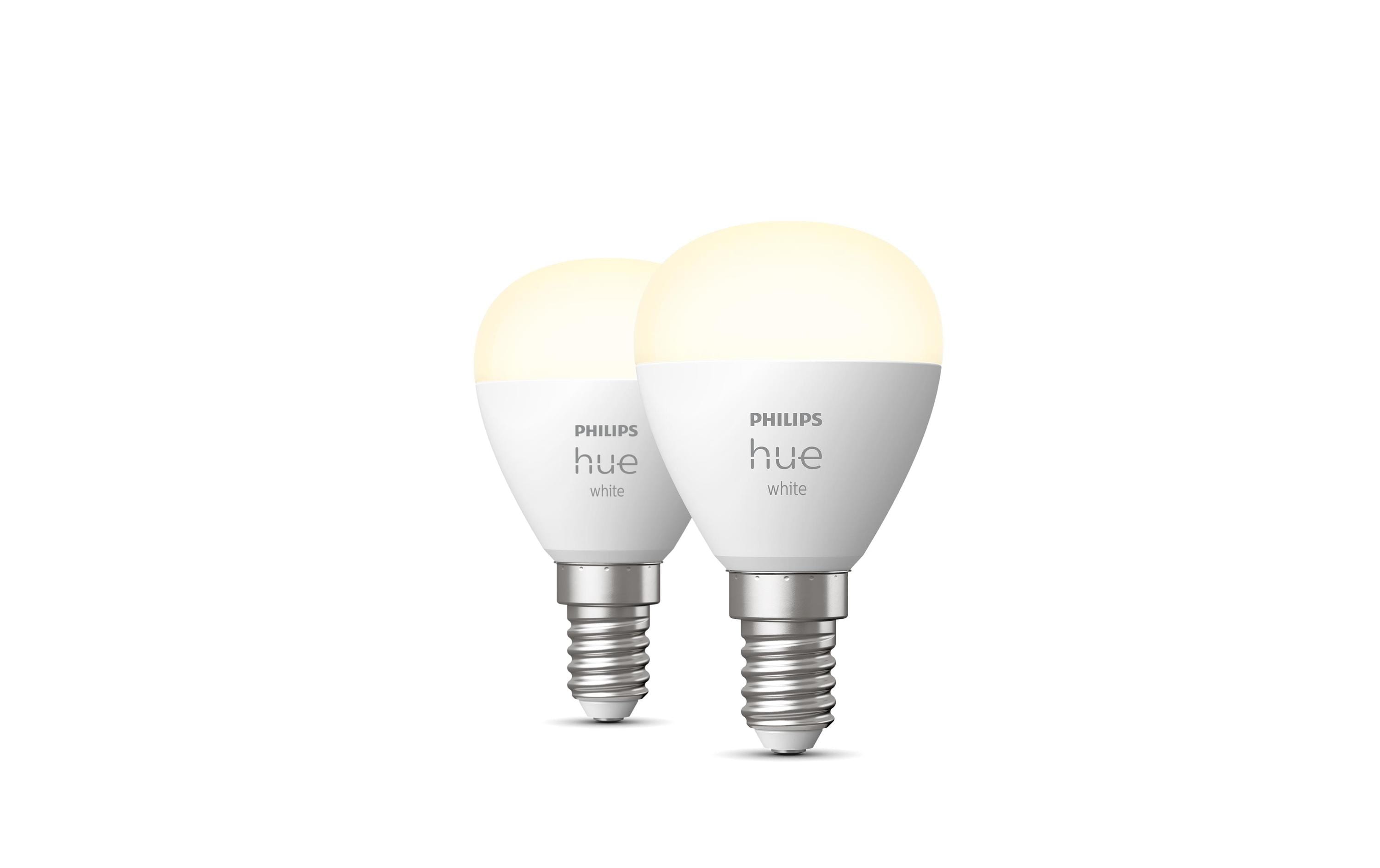 Leuchtmittel White E14 Luster Doppelpack 2 x 470 lmPer Bluetooth steuerbares Hue E14-Leuchtmittel