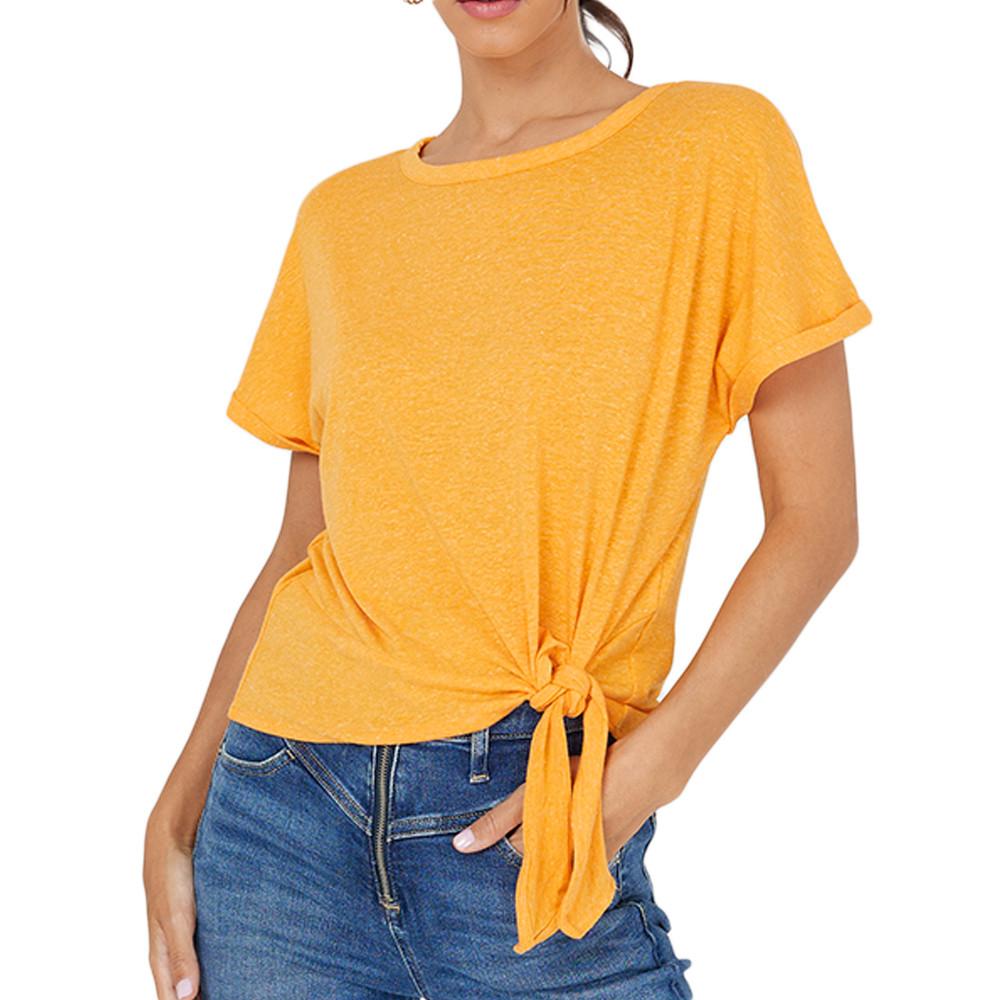 Vero Moda T-Shirt Orange Femme Vero Moda Marijune