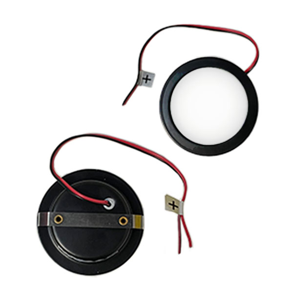 Spot LED Noir 12V 2W 65mm encastrable