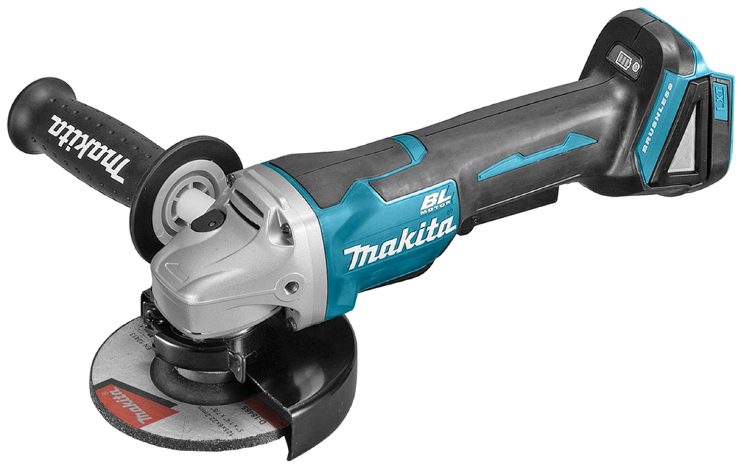 Makita DGA508ZJ 18V Li-Ion Accu haakse slijper body in Mbox - 125mm - koolborstelloos - softstart