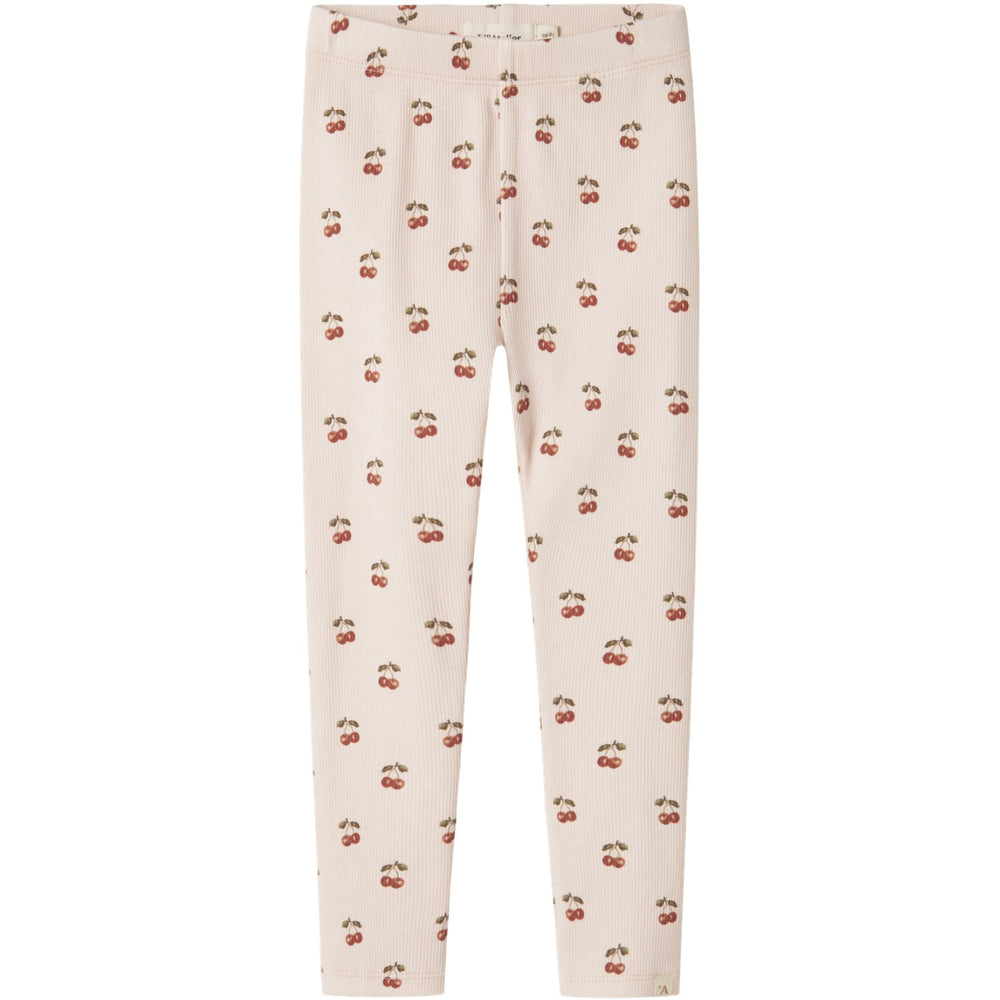 Køb Lil'Atelier Silver Peony Cherry Lavo Elf Slim Leggings