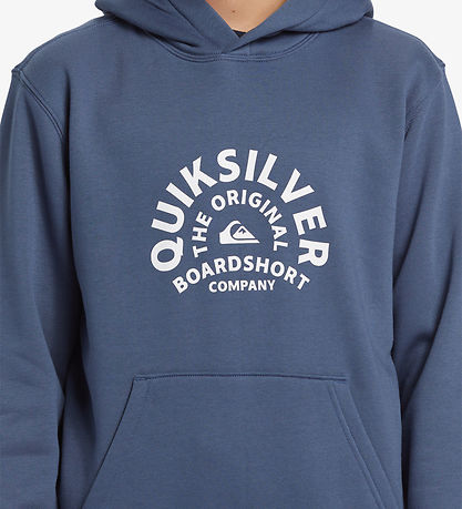 QuikSølver H?ttetr?je - Graphic - Støvet Navy m. Hvid