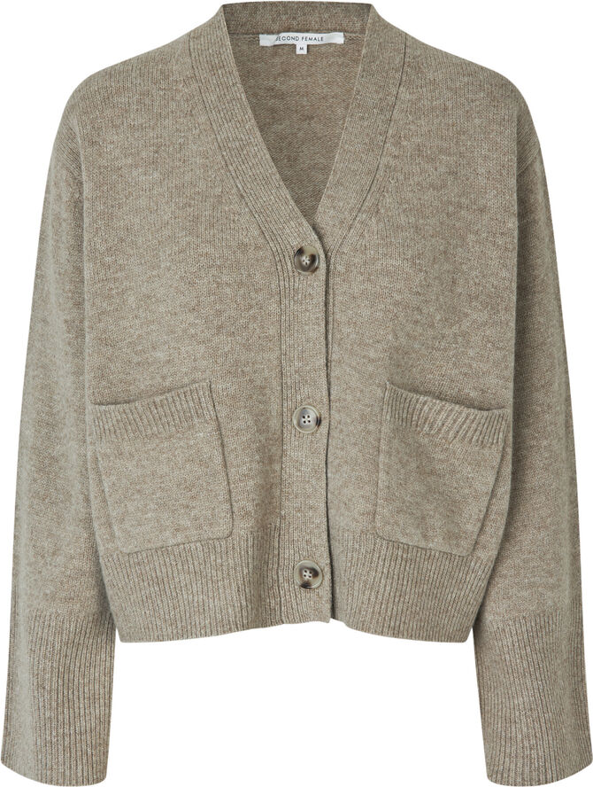 Second Female Alpha Knit Cardigan Fallen rock