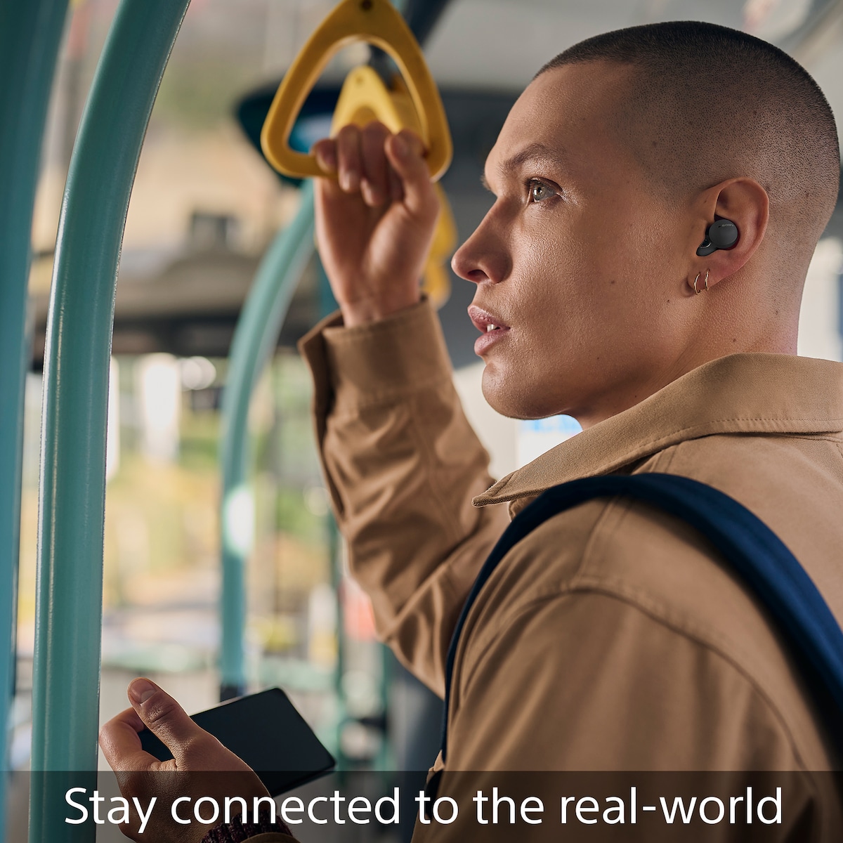 Sony LinkBuds helt trådløse in-ear hodetelefoner (grå)