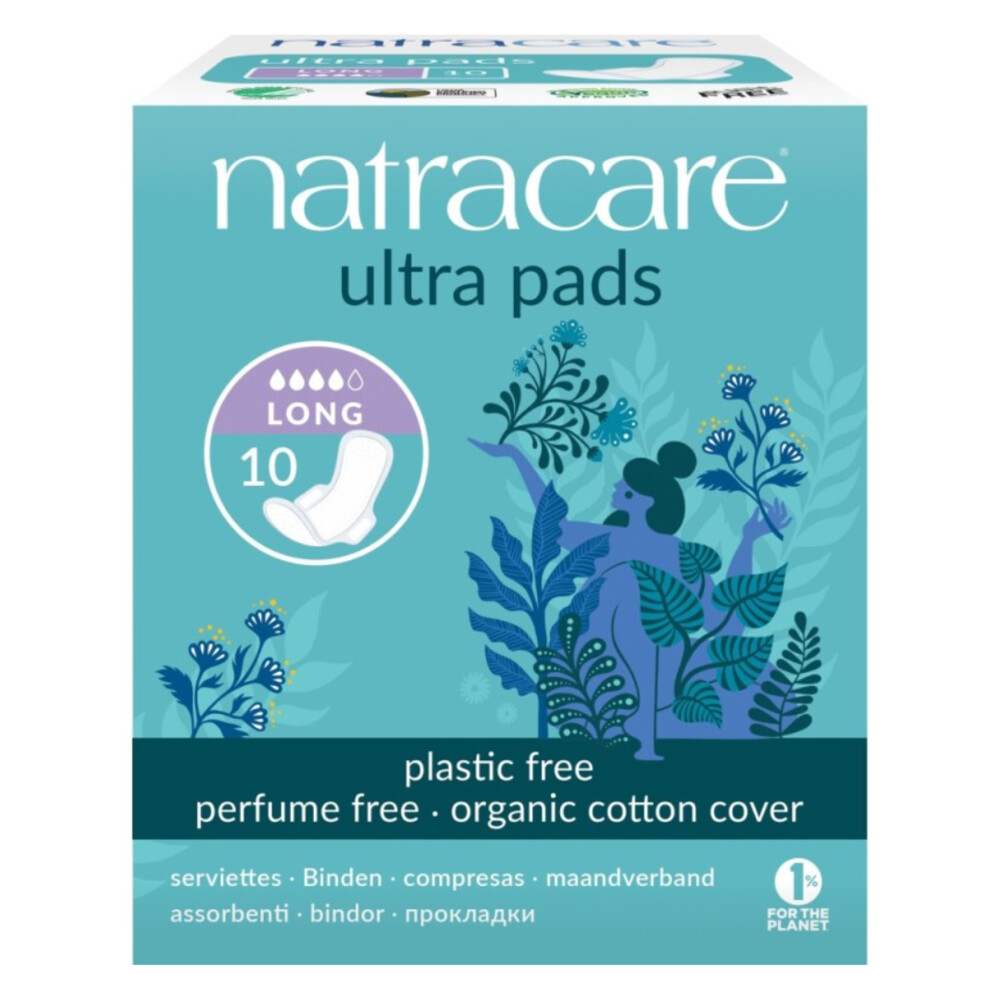 Natracare Maandverband Ultra Pads Long10 stuks