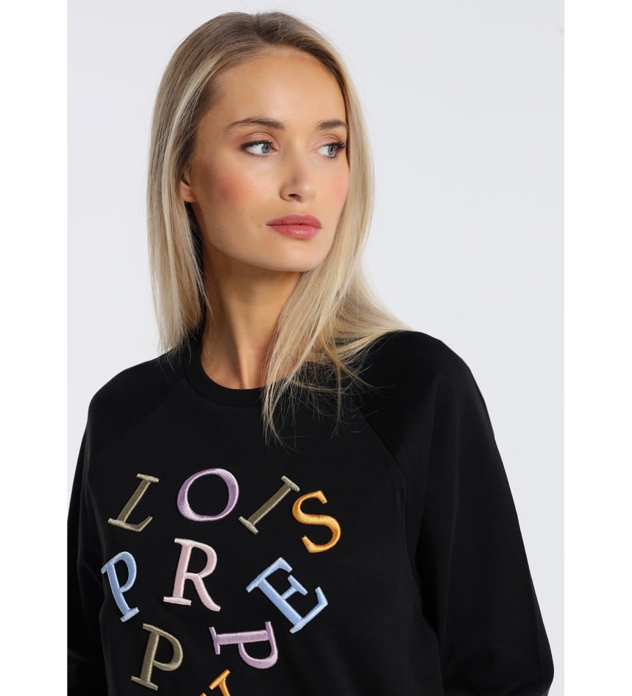 Moletom Lois 132054 Preto