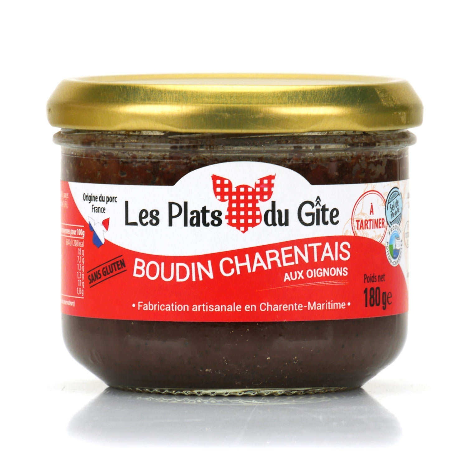 Boudin charentais aux oignons à tartiner - Les plats du Gîte