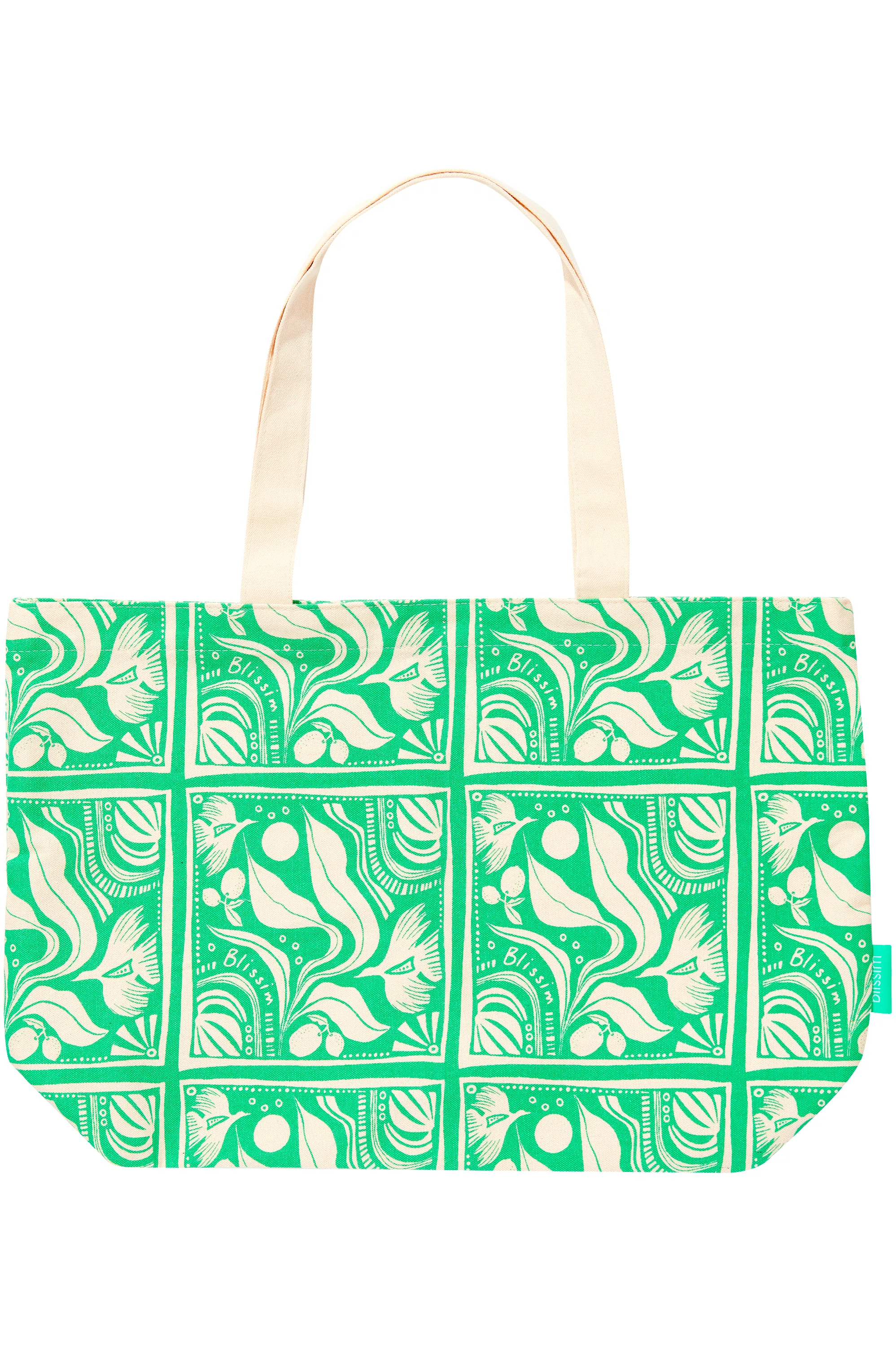 Blissim Maxi cabas couleur menthe à l’eau