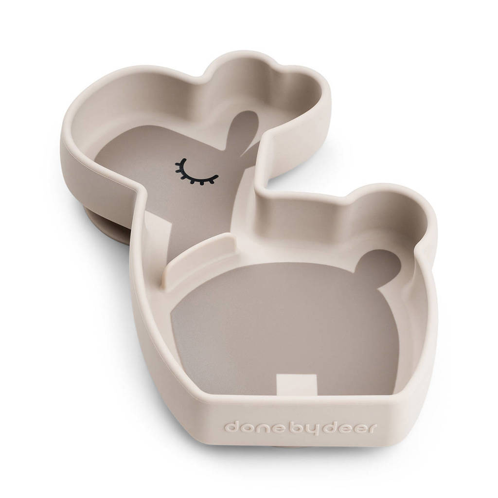 Silicone Stick&Stay snack plate Lalee Sand