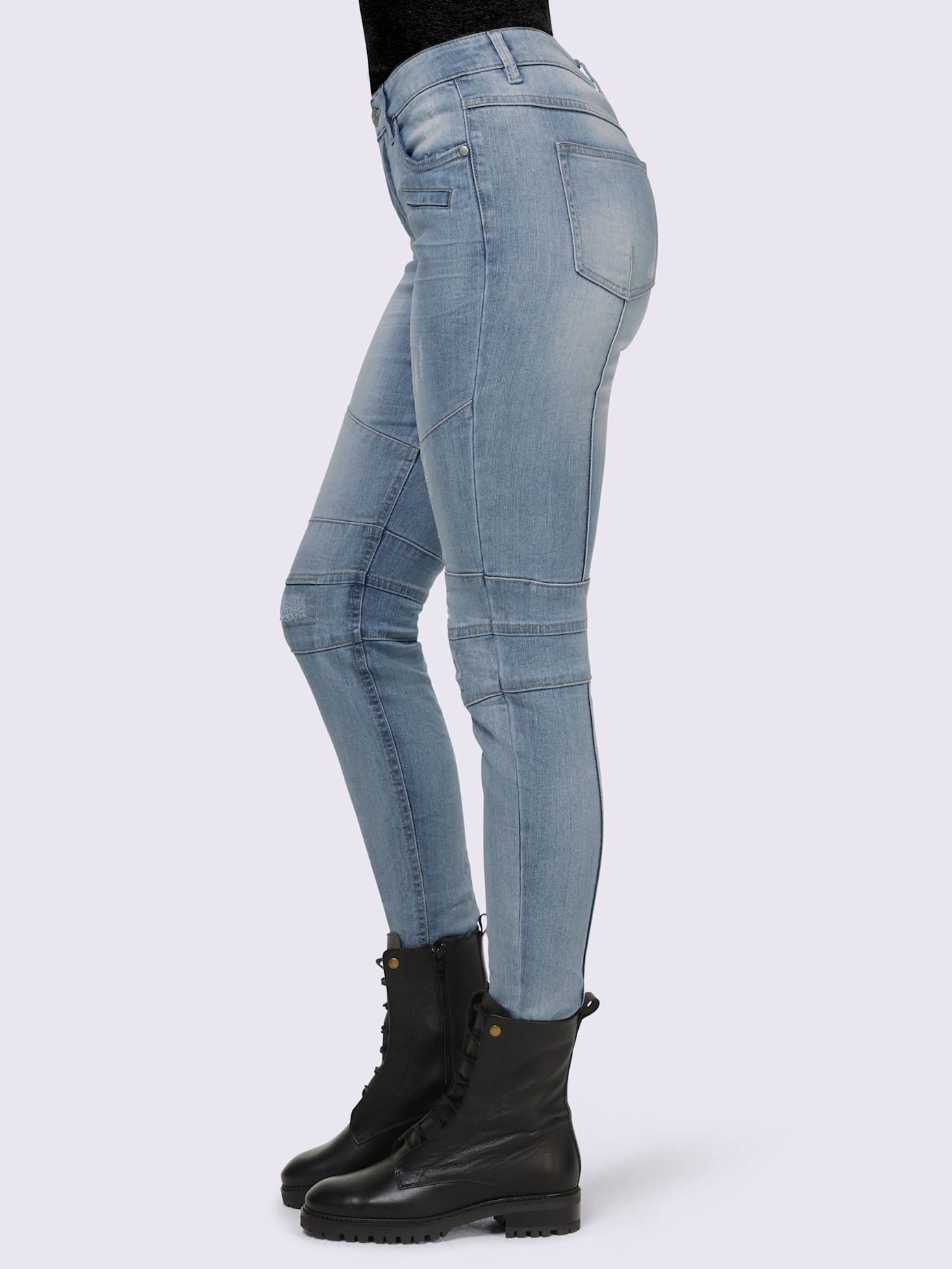 Jean effet froissé tendance
