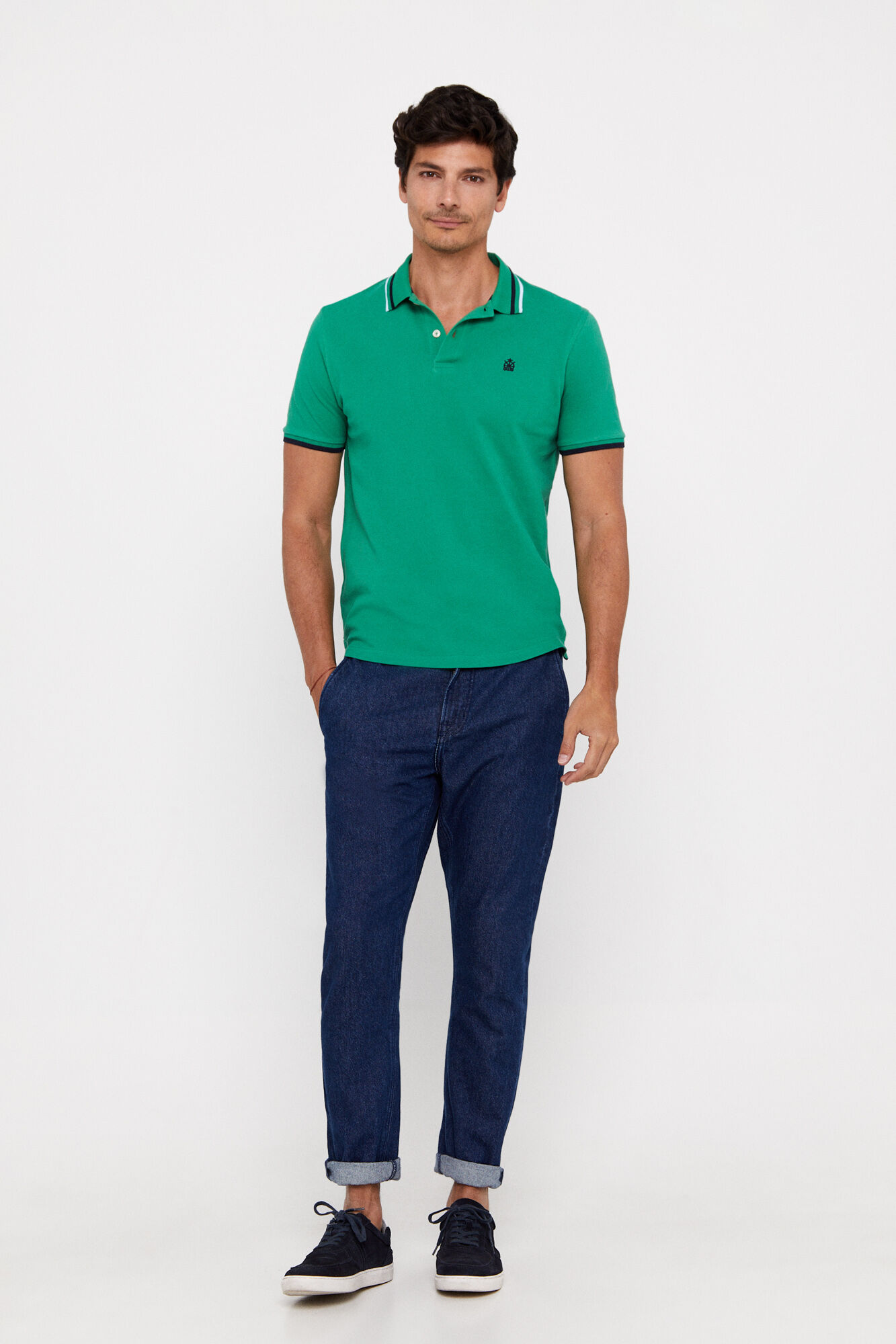 Ponteira de polo piqué - Verde