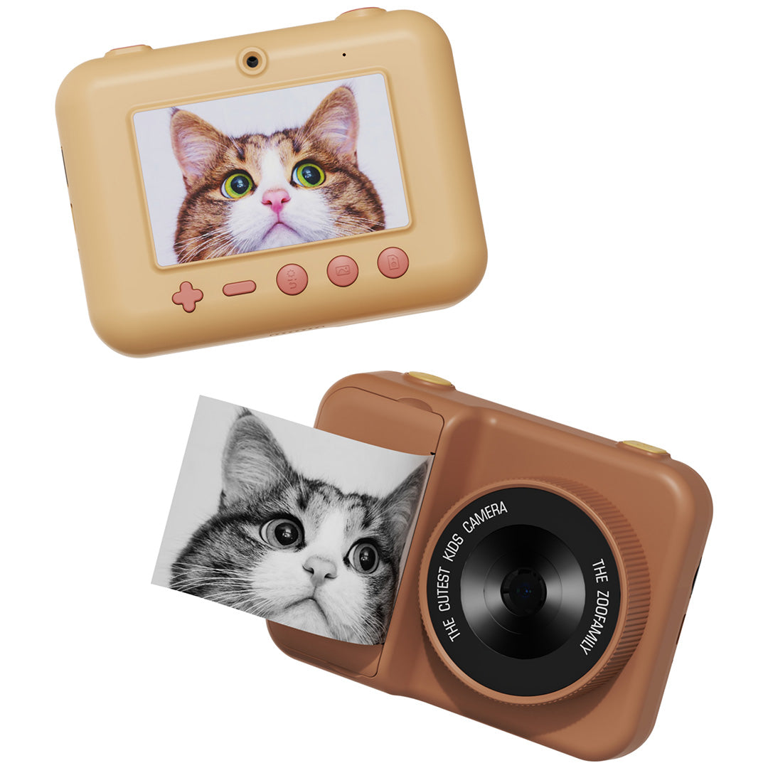 the zoofamily kindercamera met thermische printer zoo print - dino