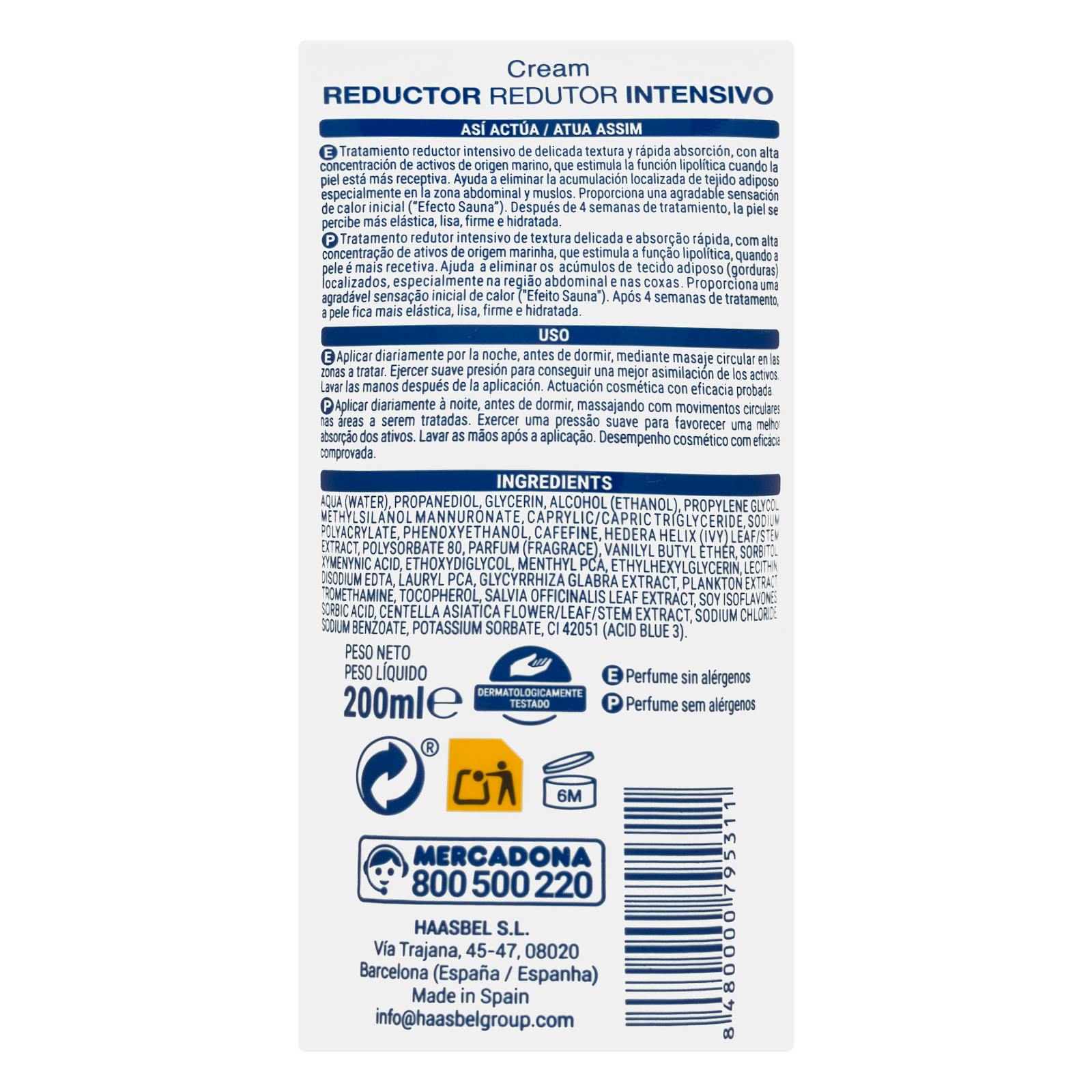 Deliplus Traitement intensif de nuit à la crème réductrice