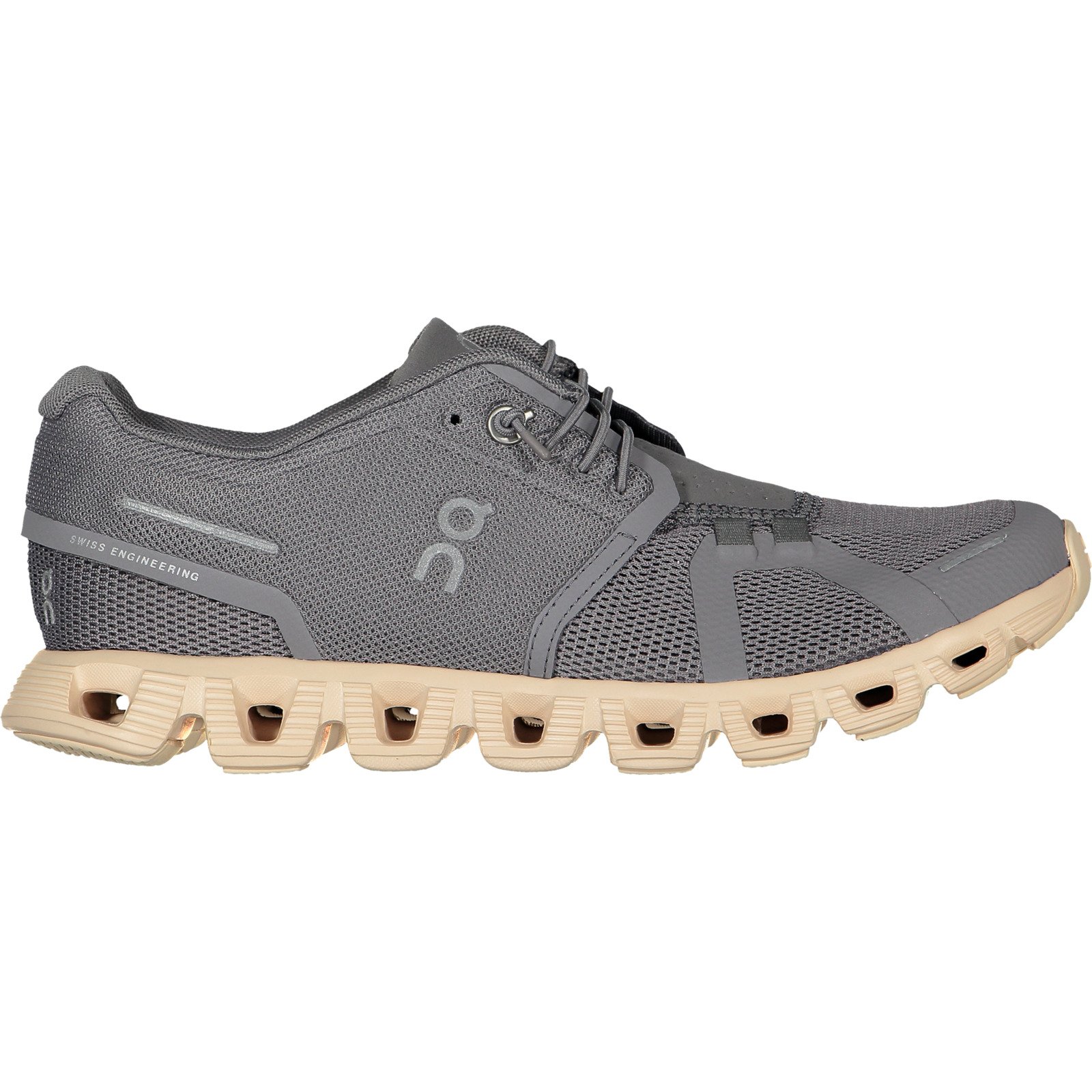 On Damen-Laufschuh Cloud 5 dunkelgrau, 43