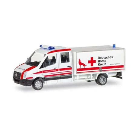 Herpa VW Crafter mit Kofferaufbau DRK Wolfsburg
