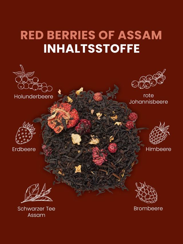Schwarzer Tee Waldfrucht, lose, 100 g