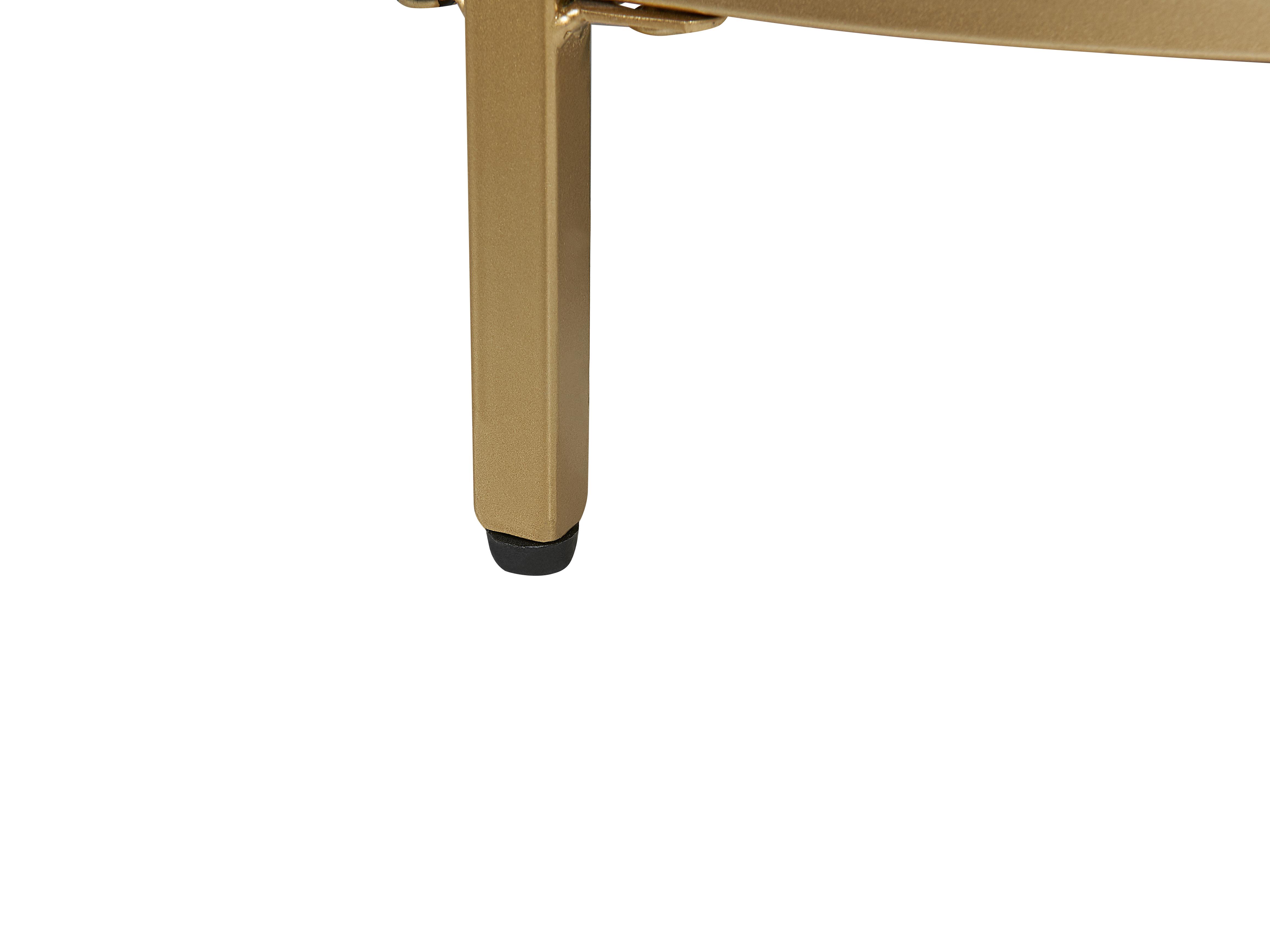 Salontafel BIRNEY Veiligheidsglas Goud