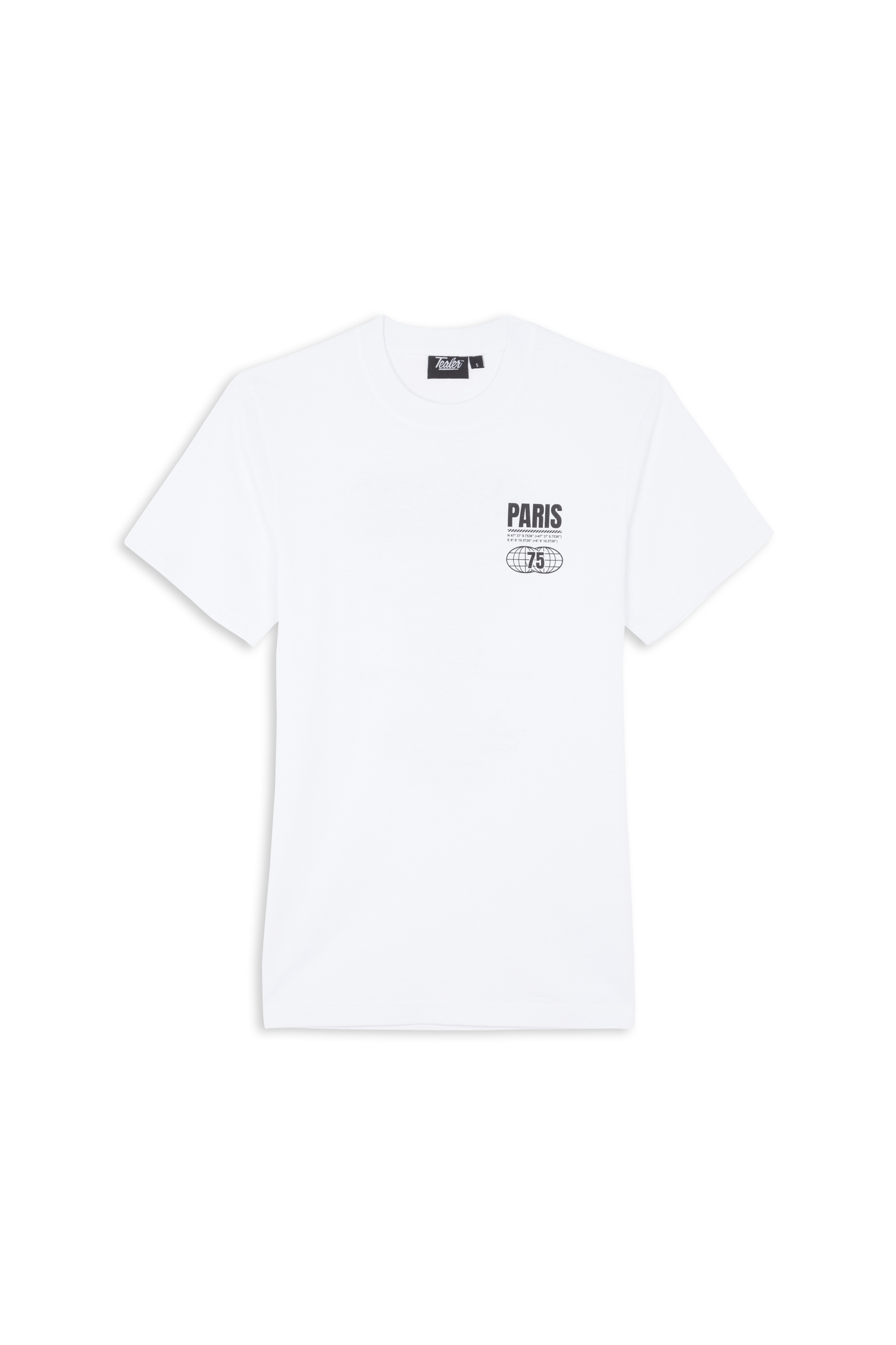 TEALER T-shirt  TS PARIS CITY DISTRICT WHITE Blanc