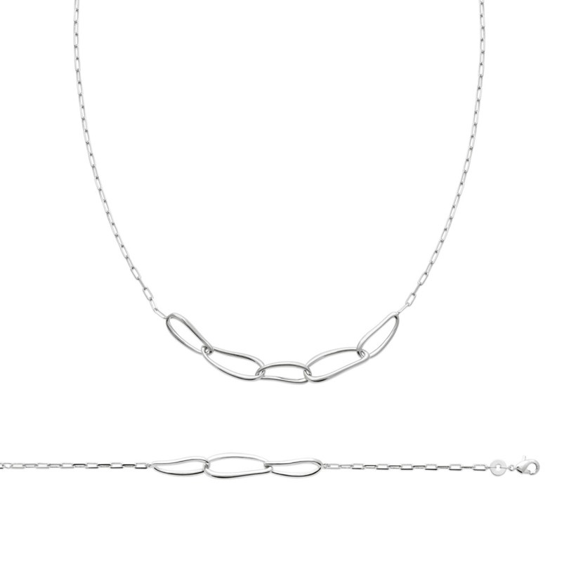 Collier Femme - Argent 925 - Longueur : 45 cm