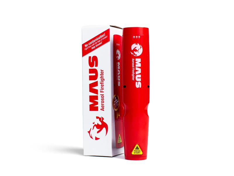 MAUS Switzerland Aerosol Feuerlöscher Xtin «Klein» Feuerlöschhelfer für Entstehungsbrände
