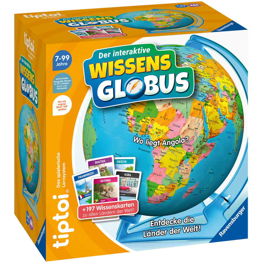 Ravensburger tiptoi® Der interaktive Wissens-Globus