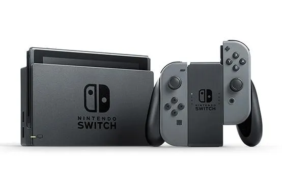 Nintendo Switch - Spilkonsol - Full HD - grå, sort
