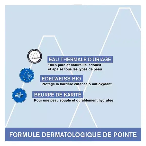 Uriage Bébé 1ère Crème Lavante Visage Corps 1L