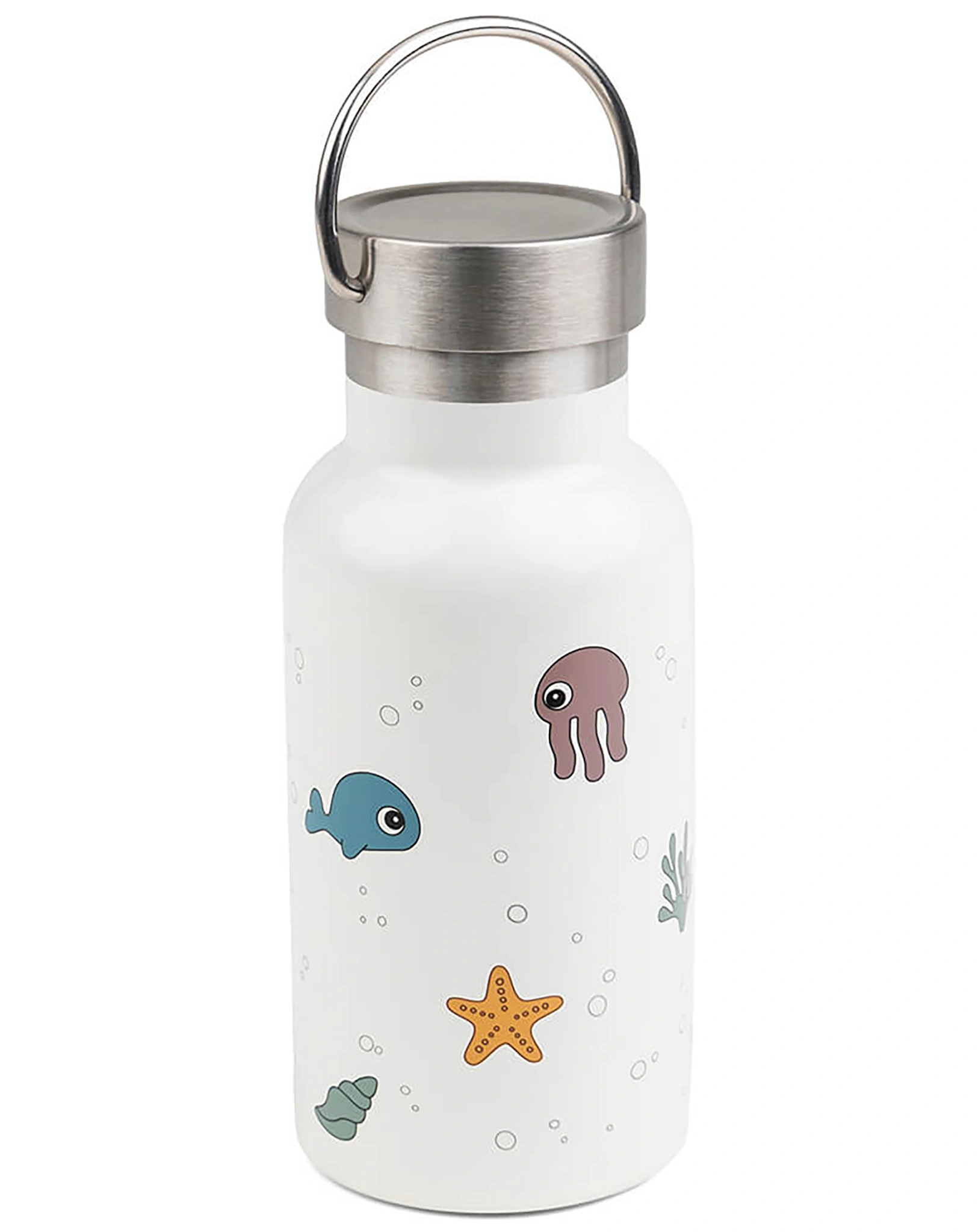Edelstahl-Thermosflasche SEA FRIENDS (350ml) in beige