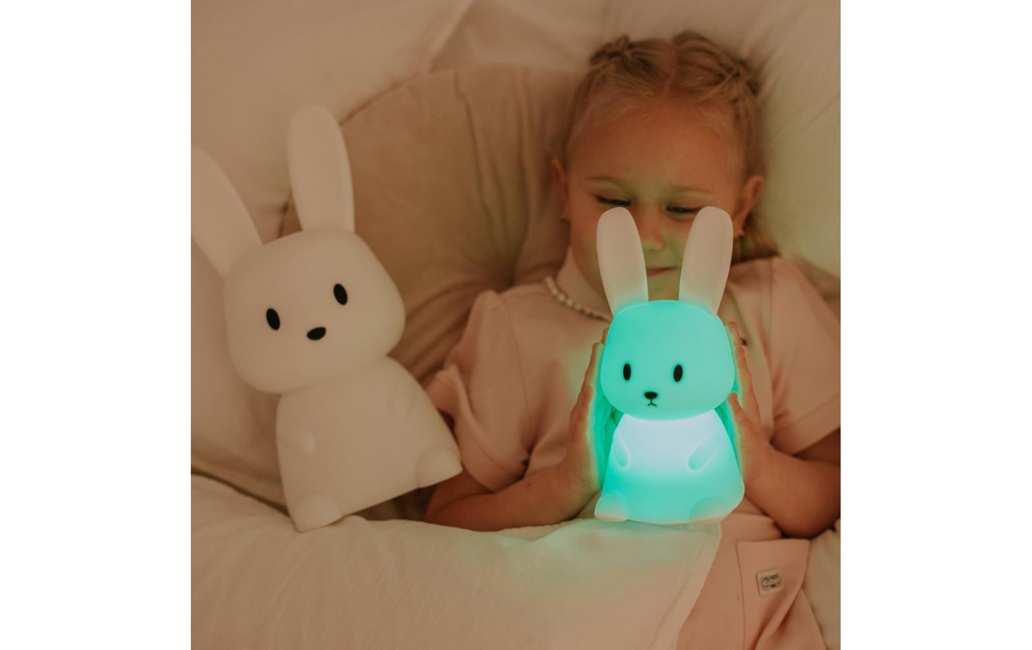 Nachtlicht Hase WeissKinder-Tischlicht