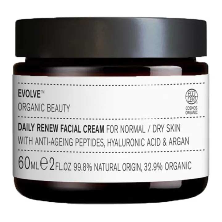 Evolve Crème hydratante acide hyaluronique Daily Renew - 60 ml